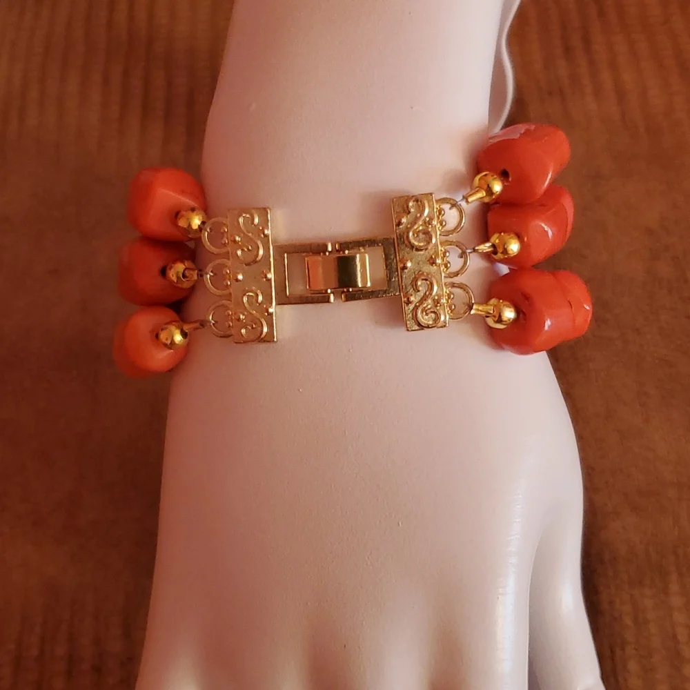 coral bracelet no373 - Picture 2 of 4
